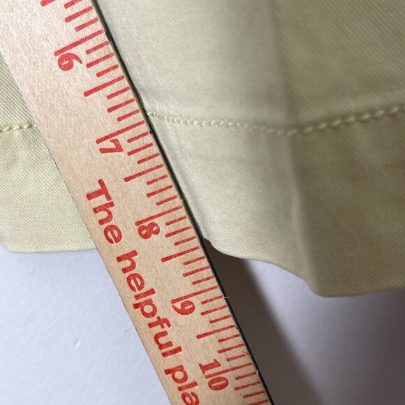 Tommy Bahama Shorts Men's 35 Khaki Classic Fit Yellow Flat Front Casual Summer - Picture 8 of 15